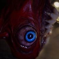 Image 8 of Mini Bic lighter sleeve-The Visceral Grin, Egg Of The King - Handcrafted OOAK