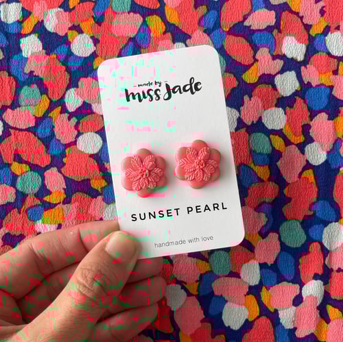 Image of Mary-Flower Studs