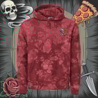 Image 3 of Skull Slice Champion Embroidered Tie-Dye Hoodie