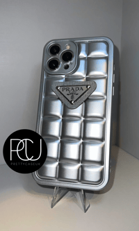 Silver Pillow iPhone case 