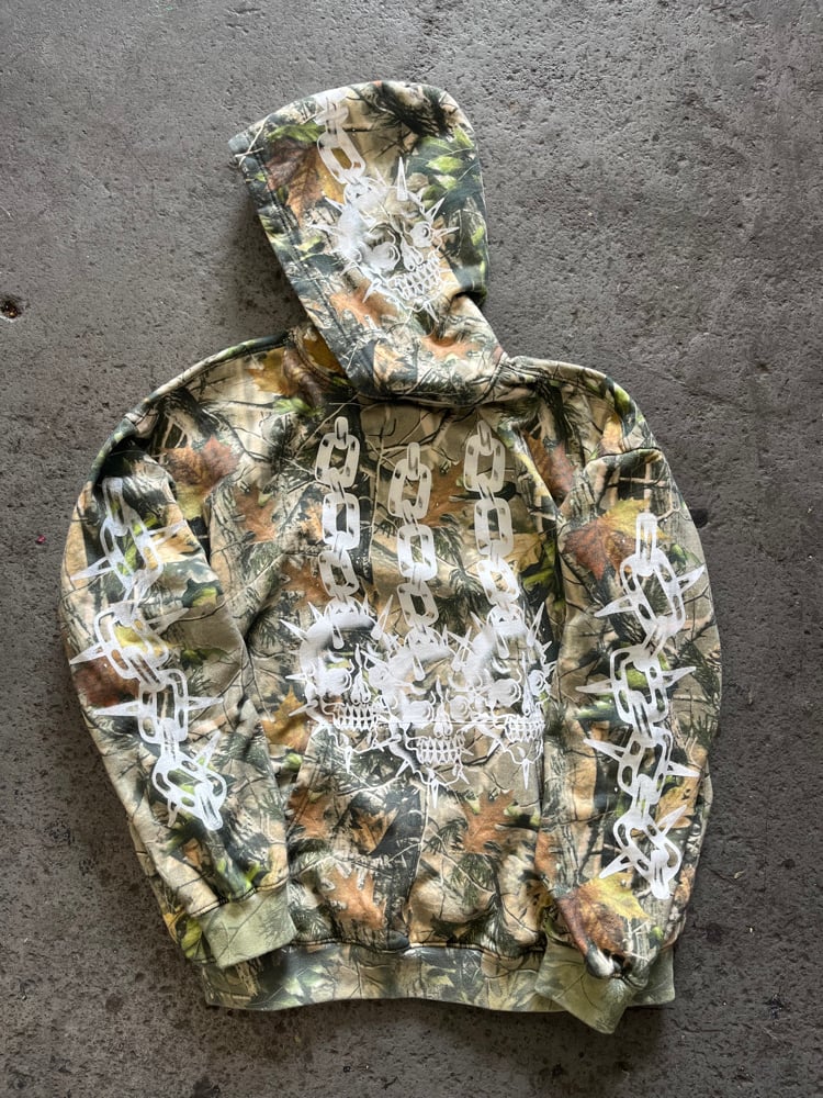 Image of Camo Chain hoodie 