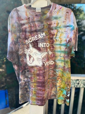 Image of XL Scream Into The Void Tie Dye Shirt