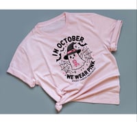 Image 4 of In October….. Breast Cancer Awareness Shirt