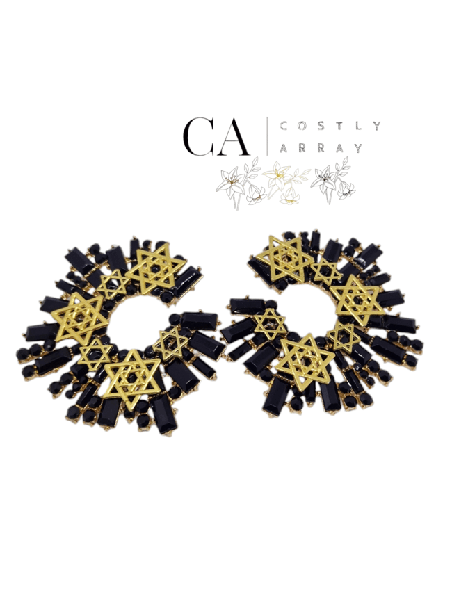 Pre-order Crystal inspired hoop earrings 