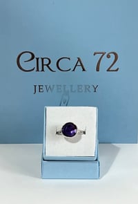 Image 1 of Gaea Statement Ring in Amethyst