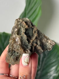 Image 2 of HALF POLISHED HIMALAYAN RUTILE IN QUARTZ CLUSTER F