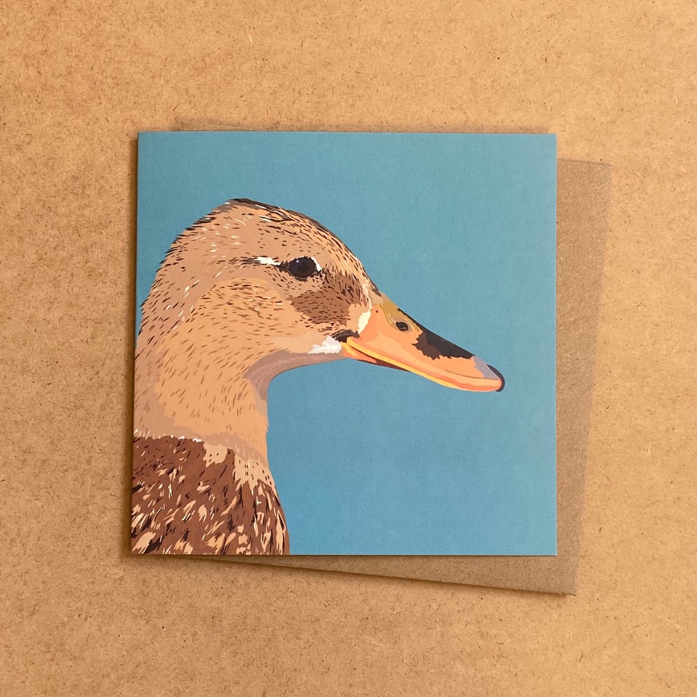 Image of Mallard Duck Greetings Card