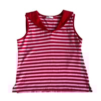 Image 1 of MILK striped sailor tank