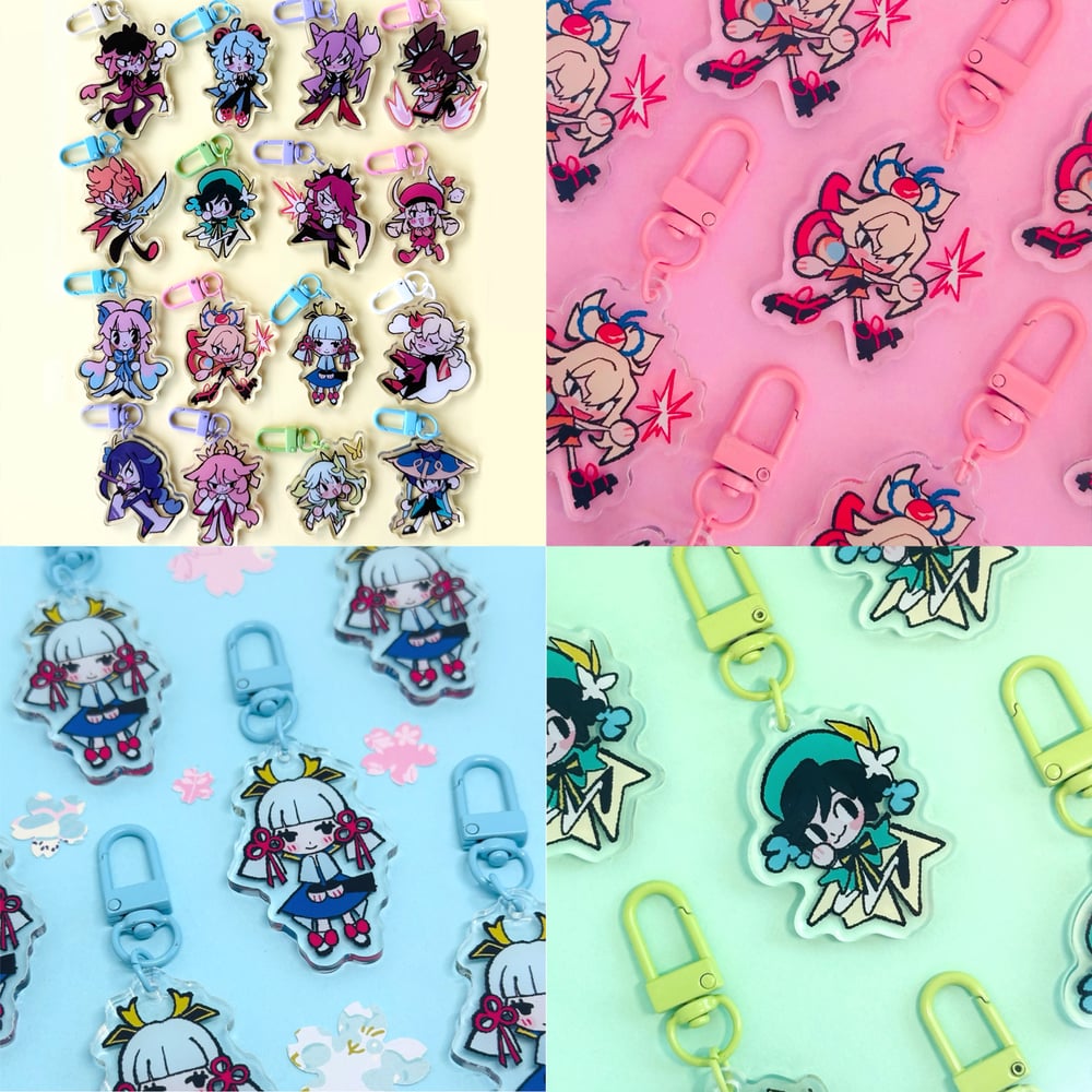 Image of GENSHIN GUMMY KEYCHAIN