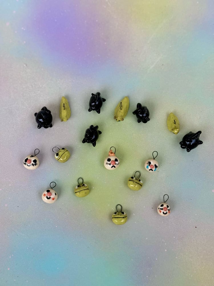 Image of ceramic charms
