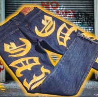 Image 4 of 🆕 A.D.S YeLLoW SCRiPT DeNiM 🍋👖 