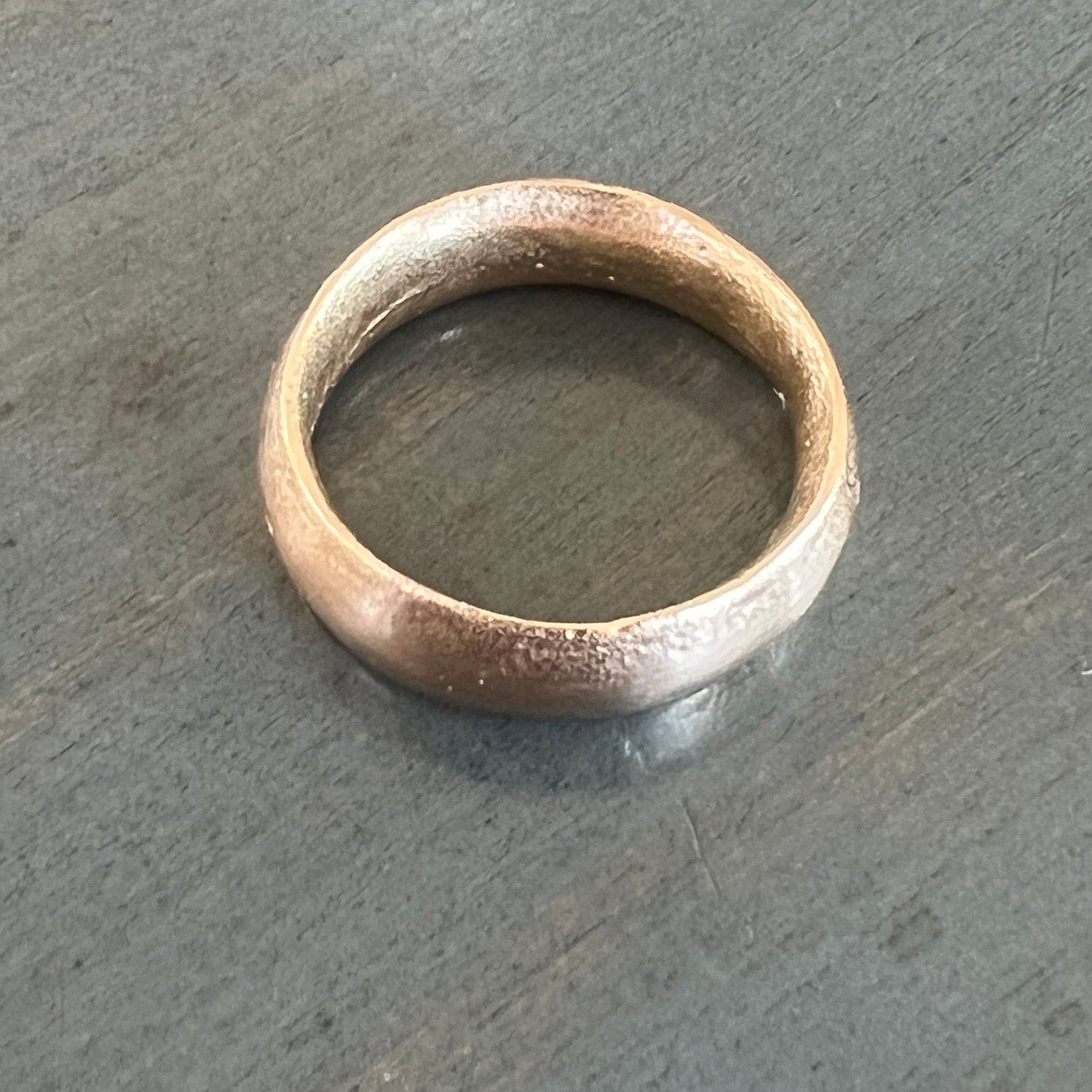 Image of Rose Bronze Cast Ring, Size 8.5