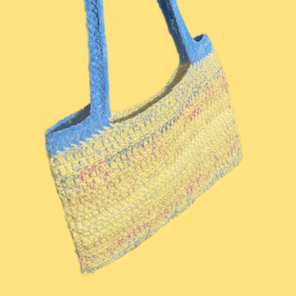 Butter & Blueberries Sweater Tote 