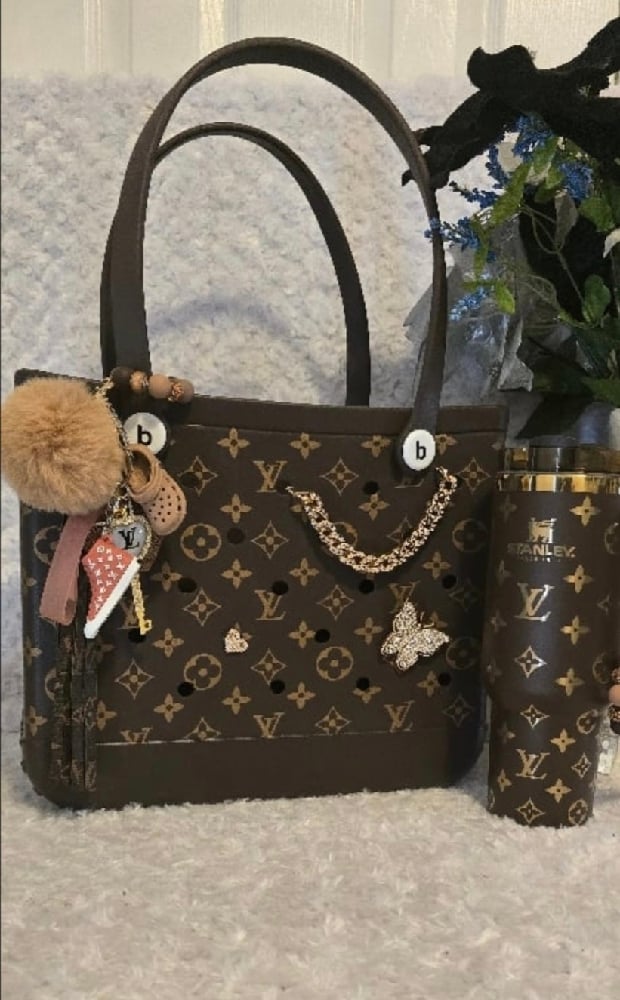 Image of Brown LuV Tote and Cup