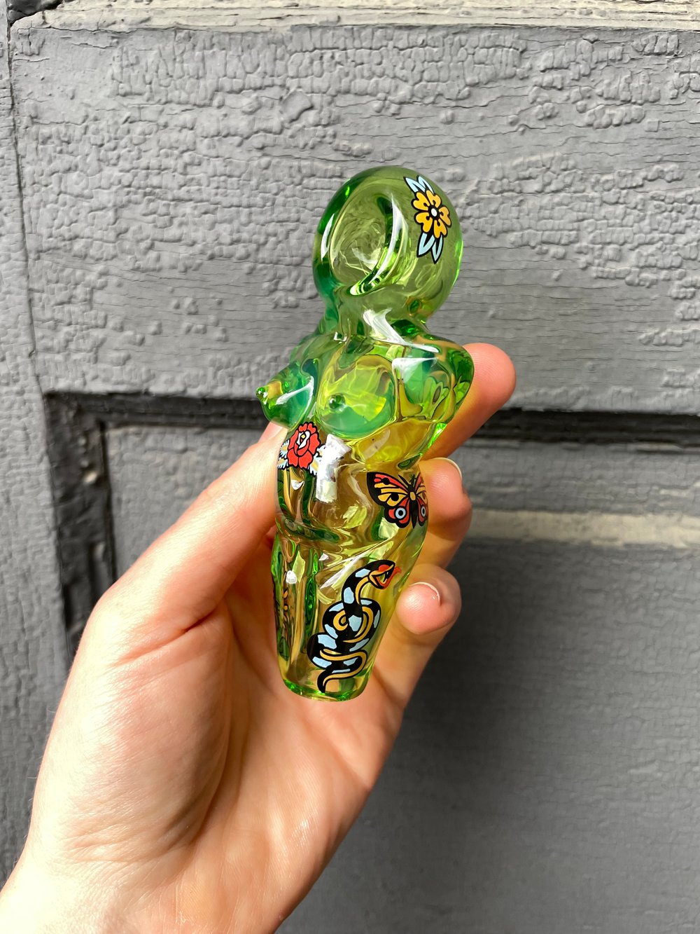 Bright Green Body Pipe Mini