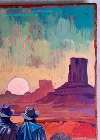 Image 4 of We’ve come to far - 18x24" Acrylic on wood panel