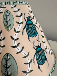 Image 3 of "The Arabella" - Hand Painted Decorative Shade for a Table Lamp