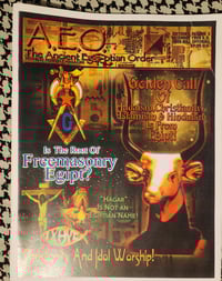 Very rare! A.E.O. magazine of the Ancient Egiptian Order by Dr. Malachi Z. York