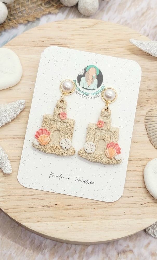 Image of Sunkissed Sandcastle Dangles 