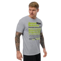 Image 18 of Jesus Has Returned .com Fitted Short Sleeve T-shirt