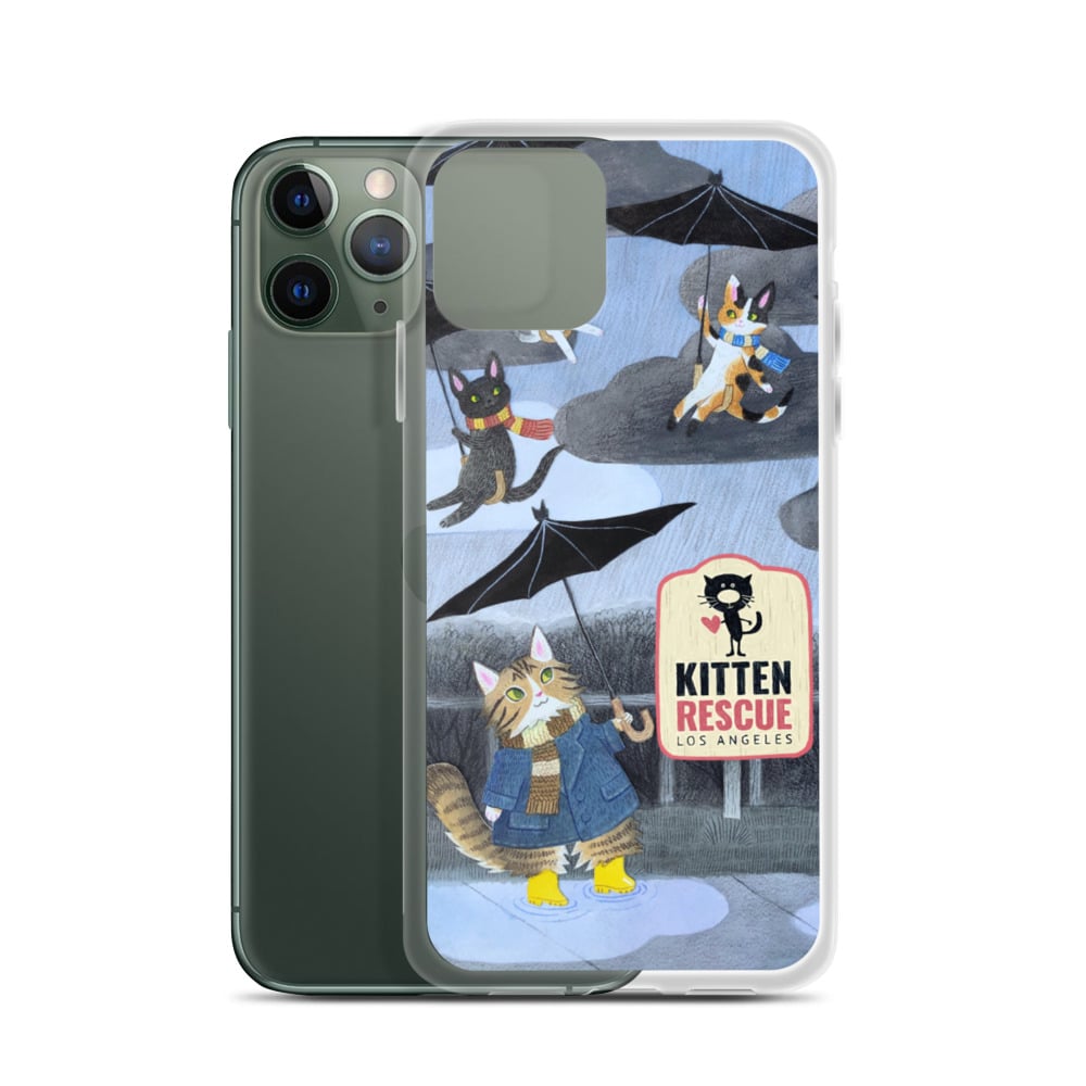 Image of "It's Raining Kittens" iPhone Case