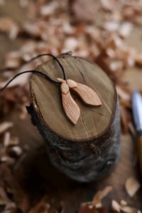 Image 7 of Maple/Sycamore Seed- Pendant  Necklace 