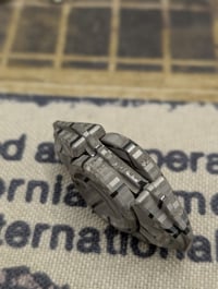 Image 7 of *Drop Spinner LordVader-Bar in Basket Weave Zircuti Etched