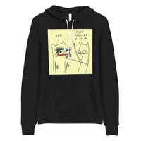 Image 1 of more mascara Unisex hoodie 