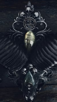 Image 3 of Lilith ram skull wall/alter piece 