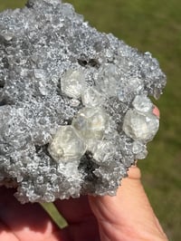 Image 7 of Druzy Fujian Quartz & UV Calcite Specimen #2312