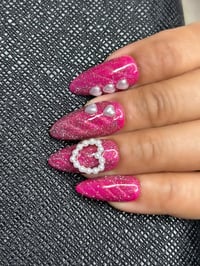Image 3 of Sweet heart  Press On Nails