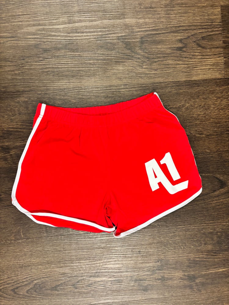 Image of A1SD1 Women’s Shorts (Red X White)