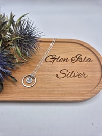 Image 3 of Thistle with Hammered Ring Necklace 