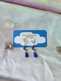 Image 4 of Silver Crescent Earrings