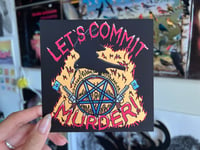 Image 4 of Let's Commit Murder! Crow - Art Print