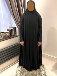 Image 4 of Hayah prayer dress  - black