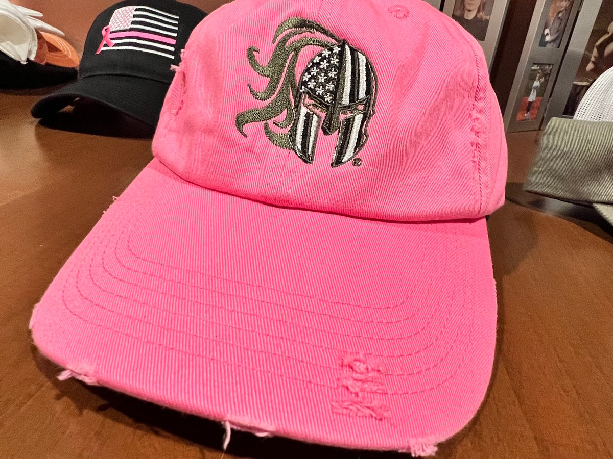 Image of Green line Lady Spartan Distressed Hats