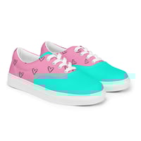 Image 1 of HEARTS LACE UP SNEAKERS