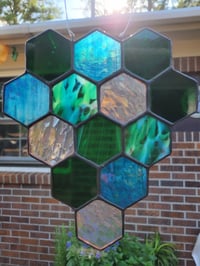 Image of Large Green Honeycomb 