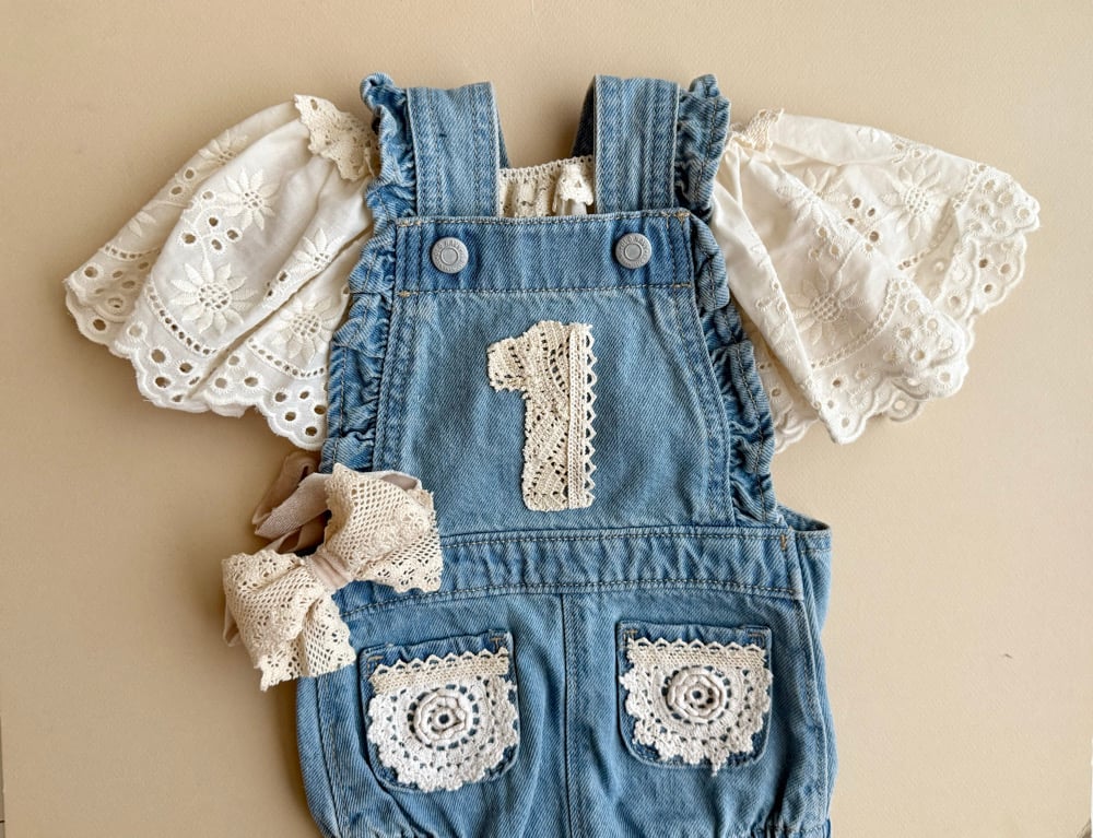 Image of Denim one overalls