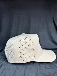 Image 3 of Algo Bien Outdoors Logo - Tan w/ Red Underbrim