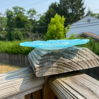 Image 3 of Fused Glass Daisy Trinket/Soap Dish 5 