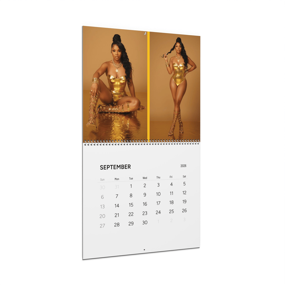 Image of 2026 custom Bold Portrait Wall Calendar — Fashion Model Photo Calendar (Large)