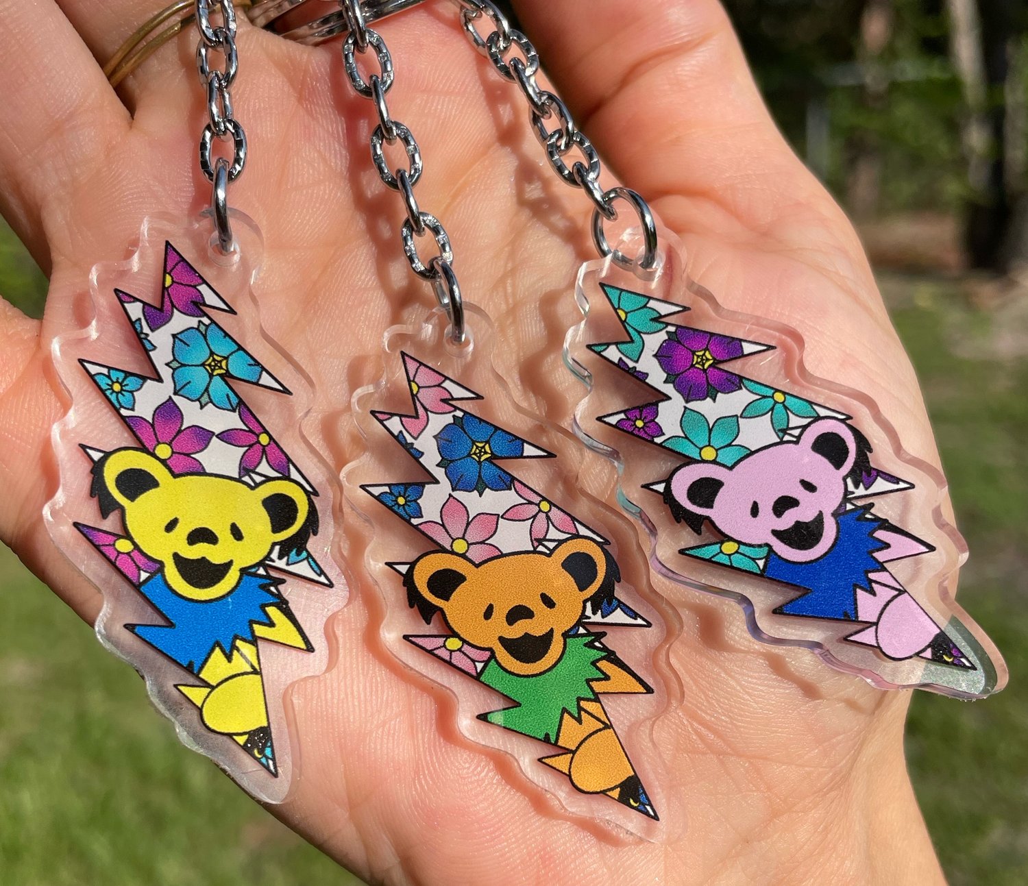 Image of Bear Bolt Keychain