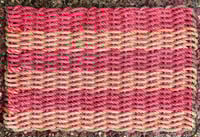 Image 1 of Red & Orange - Two Tone - 21 Fathom - Lobster Rope Mat