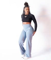 Image 1 of BLUE KYANITE Flarred Leggins