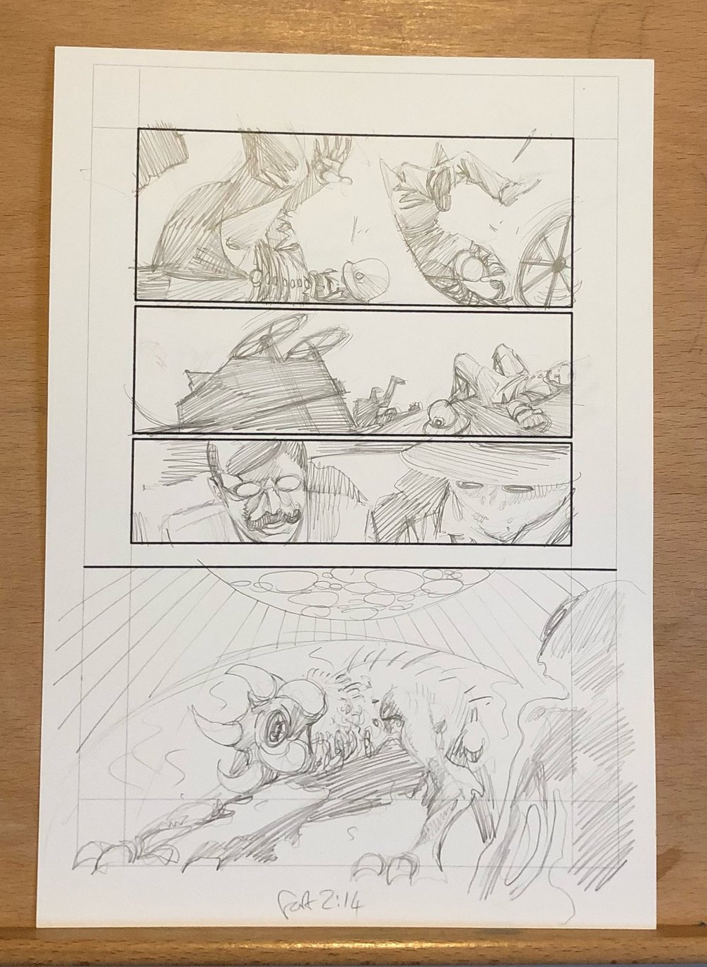 Image of Fort issue 2 page 14 pencils