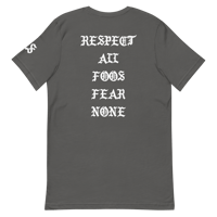 Image 8 of Respect All Foos Fear None OE Bold Unisex t-shirt