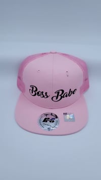 Image 1 of BOSS BABE SNAPBACK PINK