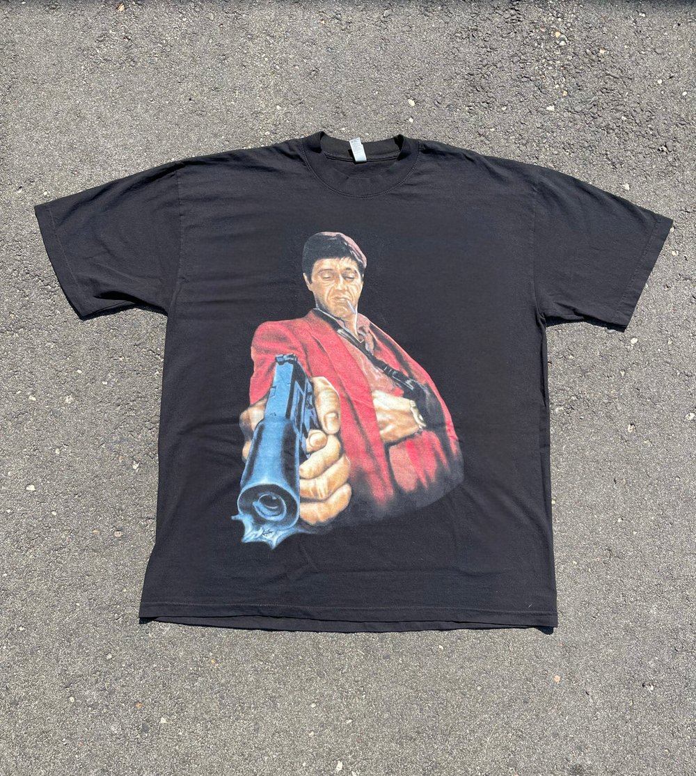 Red Suit Scarface Tee
